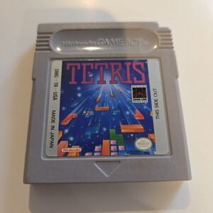 Vintage Tetris Nintendo Game Boy Cartridge Original 1989 Puzzle Video Game Japan